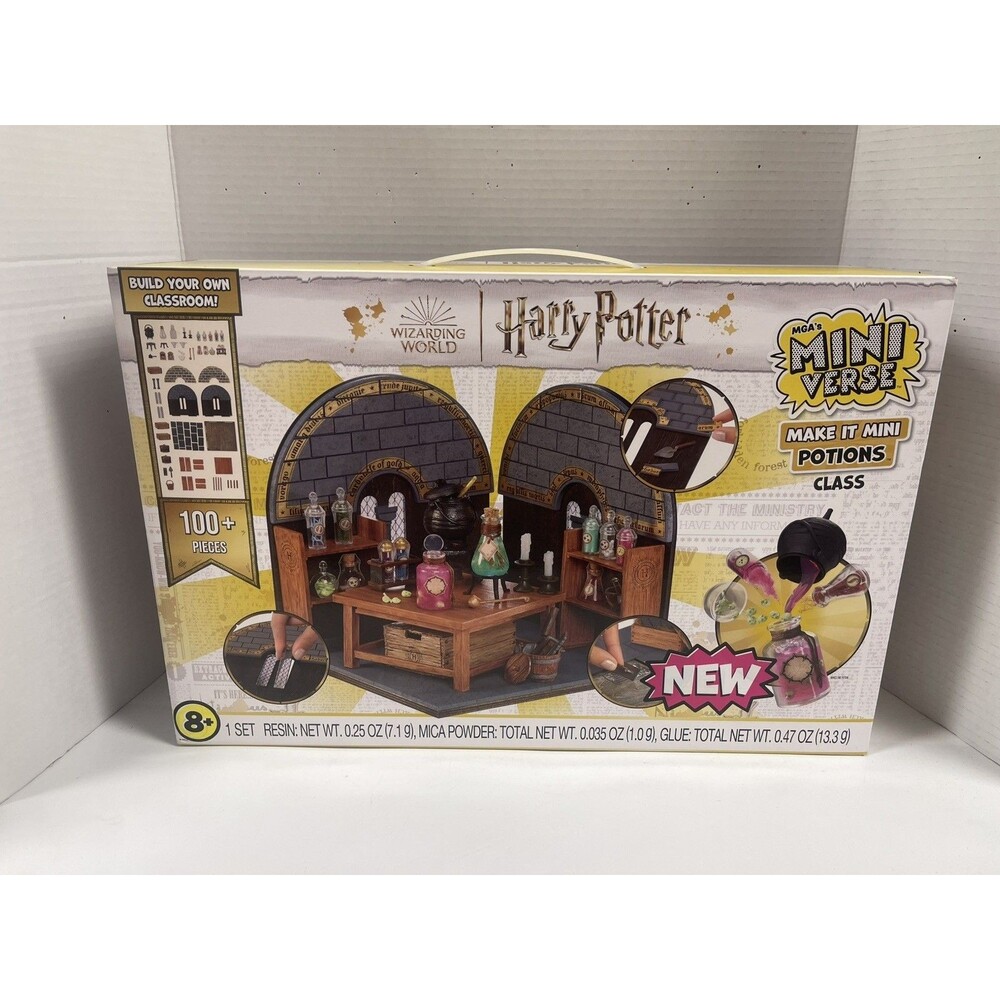 MGA Miniverse Make It Mini Harry Potter Potions Class DIY Set, 100+ Pieces NEW
